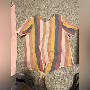 Madewell striped top